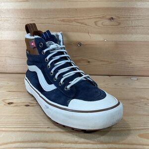 Vans Sk8-Hi MTE 2.0 DX Hi Shoes Men’s 6 Women’s 7.5 Blue White Tan Gum Insulated